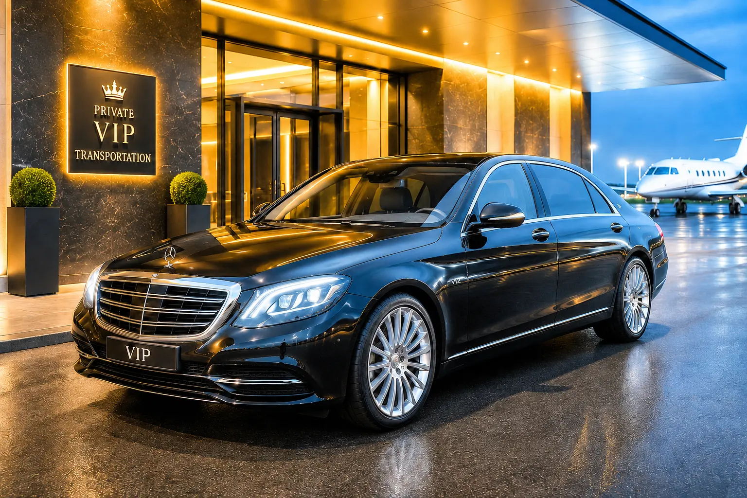 Luxury airport transfer service